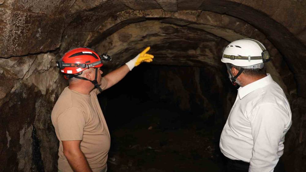 OSMANLI DÖNEMİNDE YAPILAN SU TÜNELLERİ GÜN YÜZÜNE ÇIKACAK