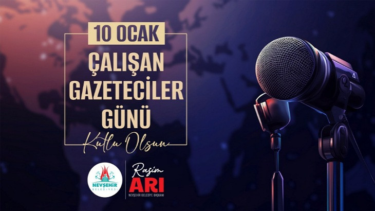 BAŞKAN ARI'DAN 10 OCAK GAZETECİLER GÜNÜ MESAJI 