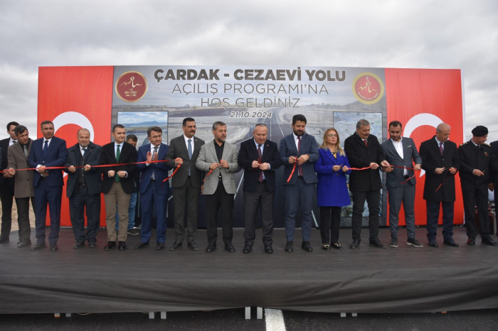 ÇARDAK - CEZAEVİ YOLU AÇILIŞI YAPILDI 