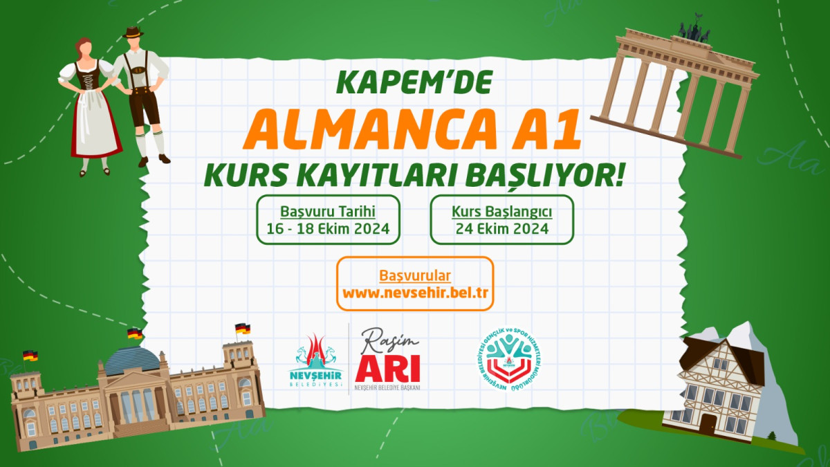 ALMANCA  SEVİYE KURSU AÇILACAK