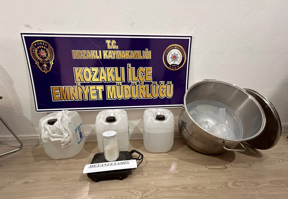 KOZAKLI'DA UYUŞTURUCU İMALATHANESİ TESPİT EDİLDİ