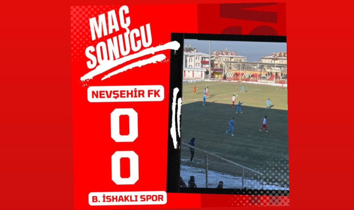 NEVŞEHİR BELEDİYESPOR MAÇI GOLSÜZ BİTTİ 