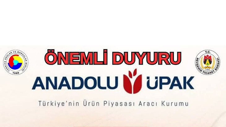 ANADOLU ÜPAK BAŞLIYOR 